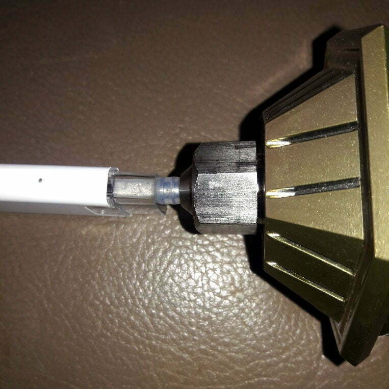 GEMSTX filling a cartridge
