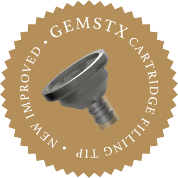 New cartridge filling tip